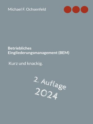 cover image of Betriebliches Eingliederungsmanagement (BEM)